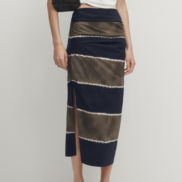★ Massimo Dutti★ Striped cotton blend poplin skirt 052238 m_669da71207ac5589e6ab1dfe.jpeg